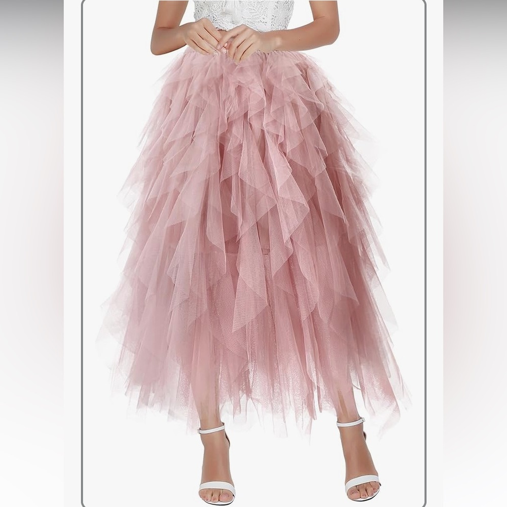 Pink Tulle Skirt